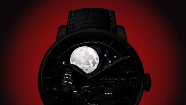 Strahlender Mond bei Nacht: die Arnold & Son Perpetual Moon “Year of the Ox”