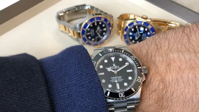 Rolex Submariner 41 ohne Datum Wristshot