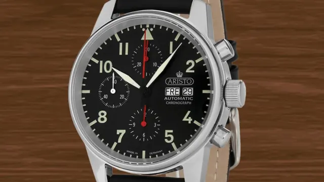 Aristo: Chronograph mit Sellita SW500