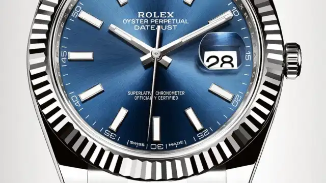 Rolex: Datejust 41 mit Weißgoldlünette und Oyster-Band