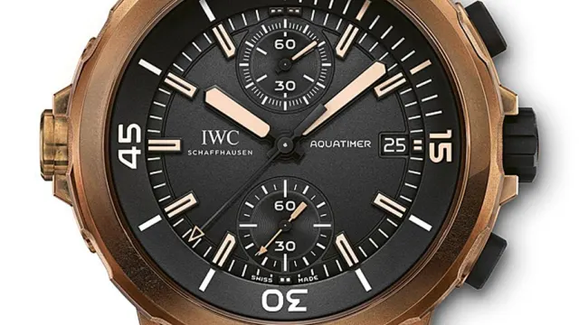 IWC: Aquatimer Chronograph "Expedition Charles Darwin"