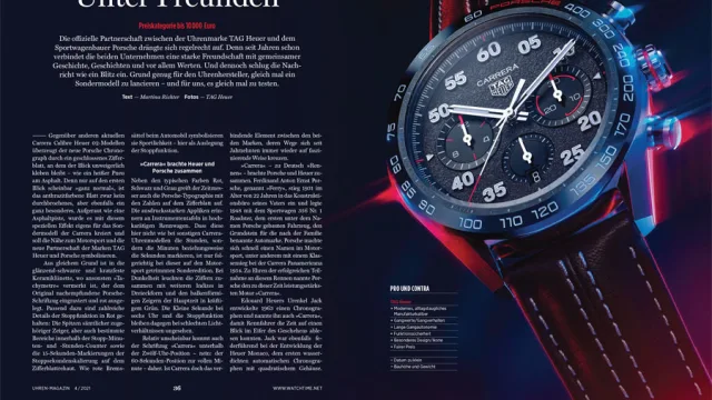 UHREN-MAGAZIN Sonderheft Neuheiten/Test 2022: Test TAG Heuer