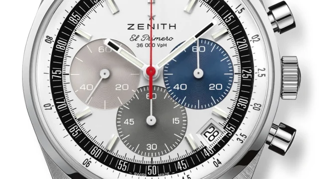 Zenith: Chronomaster Original mit weißem Zifferblatt am Edelstahlband