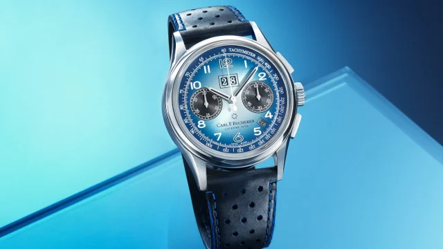 Bucherer Blue: Carl F. Bucherer Heritage BiCompax Annual Bucherer Blue