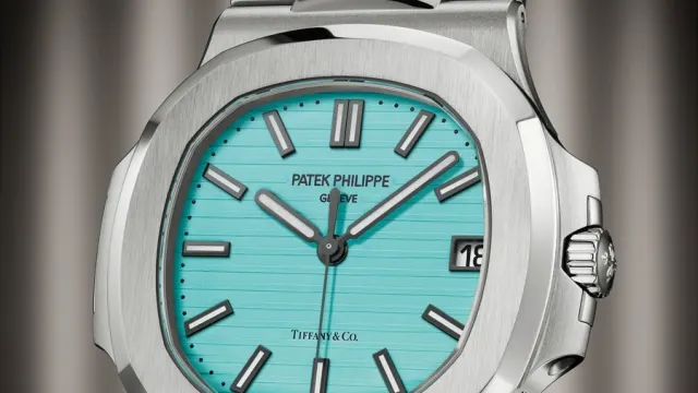 Patek Philippe: Nautilus 5711/1A mit Zifferblatt in Tiffany Blue