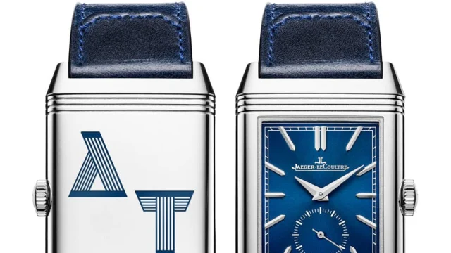 Jaeger-LeCoultre: Reverso Tribute Monoface Small Seconds mit Buchstaben von Startypograf Alex Trochut