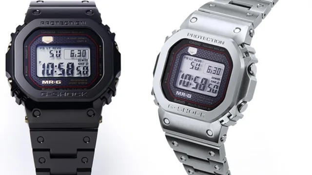 Casio: G-Shock MRG-B5000 (links) und MRG-B5000D (rechts)