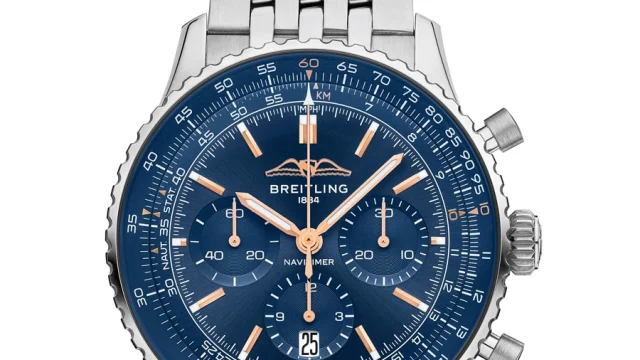 Wempe x Breitling: Navitimer B01 Chronograph 43 Signature Collection mit Edelstahlband