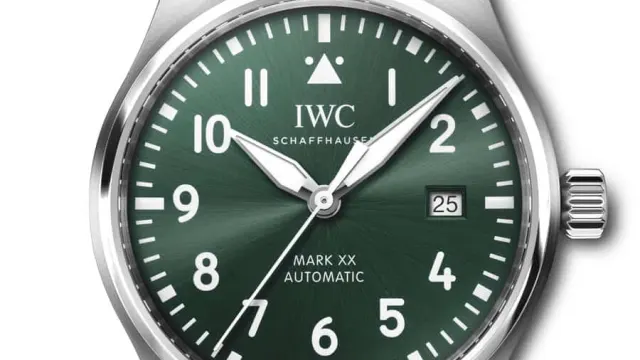 IWC Pilot's Watch Mark XX in Grün