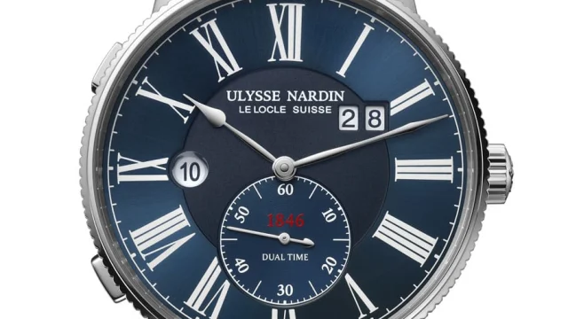 Ulysse Nardin: Marine Torpilleur Dual Time