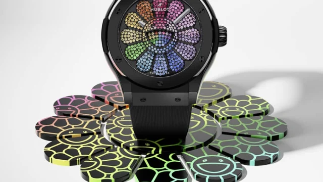 Hublot: Classic Fusion Takashi Murakami Black Ceramic Rainbow