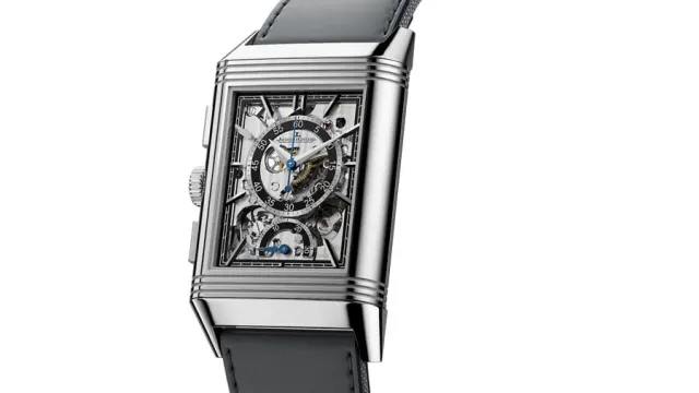 Jaeger-LeCoultre: Reverso Tribute Chronograph in Edelstahl