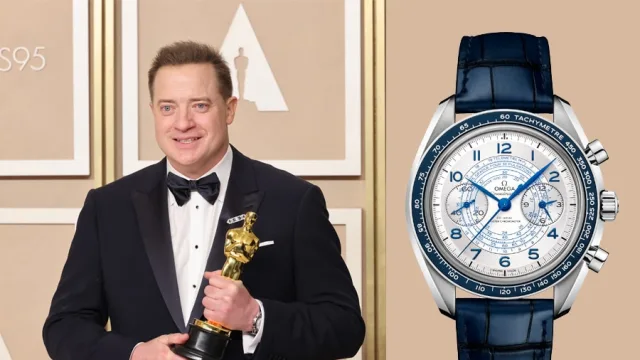 Brendan Fraser, Oscars 2023, OMEGA Speedmaster Chronoscope