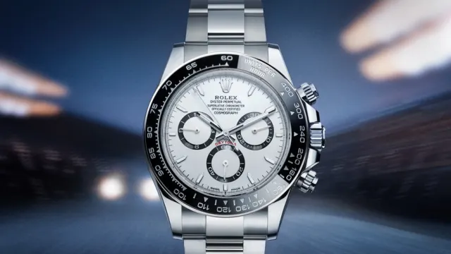 Rolex: Oyster Cosmograph Daytona 2023 in Edelstahl mit schwarzer Keramiklünette, Referenz 126500LN