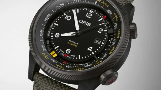 Oris ProPilot Altimeter mit Carbongehäuse