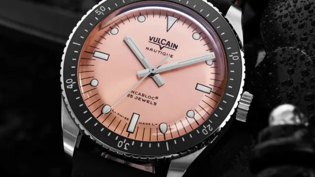 Vulcain: SkinDiver Nautique Salmon Dial