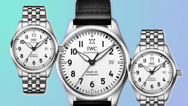 IWC: Mark XX mit argentéfarbenem Zifferblatt