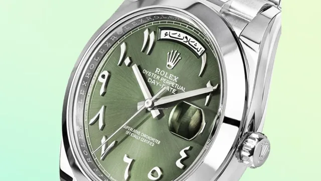 Rolex Day-Date "Arabic Dial" aus Platin