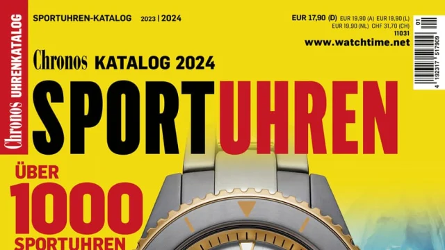 Chronos Sportuhren-Katalog 2023/24: Titel