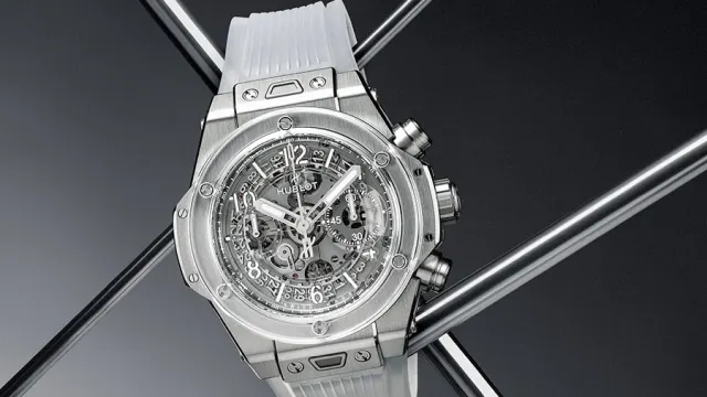 Hublot Big Bang Unico Bucherer Exclusive Titanium mit weissem Kautschukband