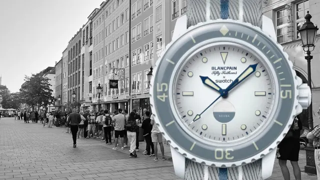 Blancpain x Swatch Store München Verkaufsstart