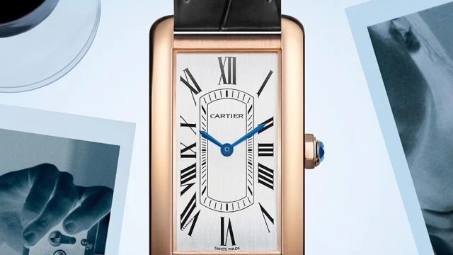 Cartier Tank Américaine Gold Uhr