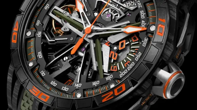 Die Uhr zum neuen Supersportwagen Lamborghini Revuelto: Roger Dubuis Excalibur Spider Flyback Chronograph Revuelto