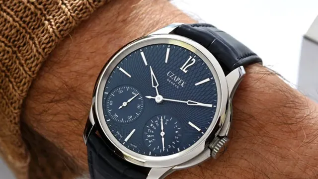 Czapek: Quai des Bergues No. 1 Deep Blue