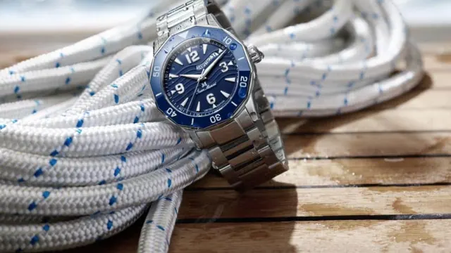 Die Jean Marcel Tropical Diver ist im und am Wasser zuhause