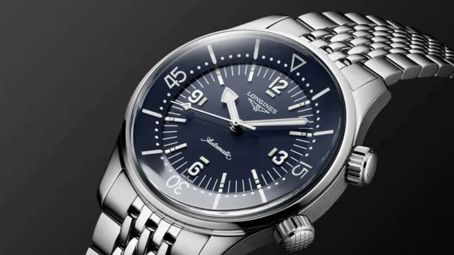 Die neue Longines Legend Diver in blau mit Stahlband