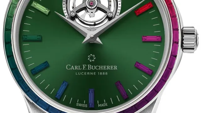 Carl F. Bucherer: Manero Tourbillon Double Peripheral "Green Paradise"