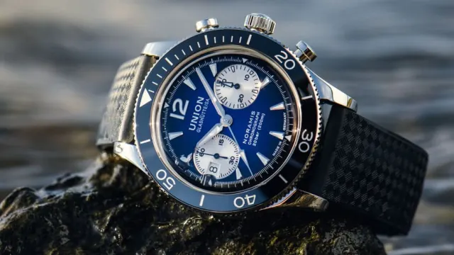 Union Glashütte: Noramis Chronograph Sport in Blau