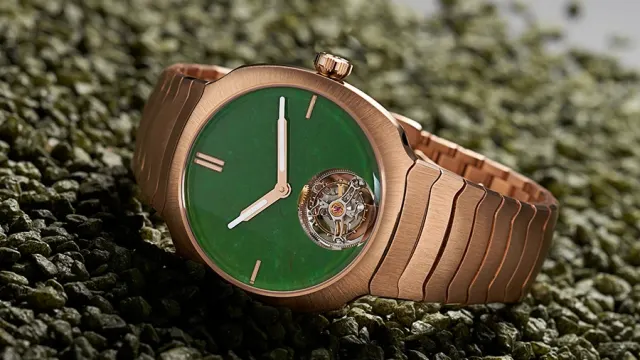 H. Moser & Cie. Streamliner Tourbillon Wyoming Jade, Uhr Rotgold