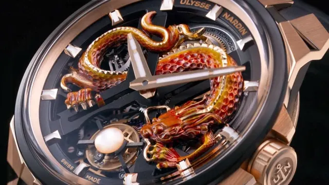 Zum chinesischen Jahr des Drachens zeigt Ulysse Nardin das Blast Tourbillon Dragon