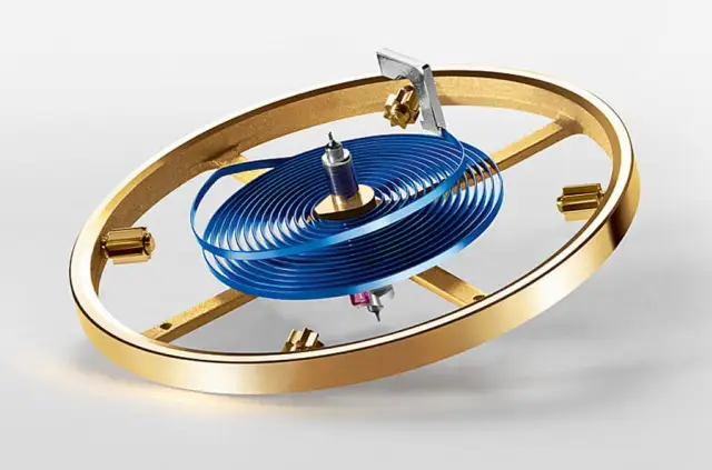 Monometallische Unruh mit Parachrom-Spirale von Rolex Monometallische Unruh mit Parachrom-Spirale von Rolex