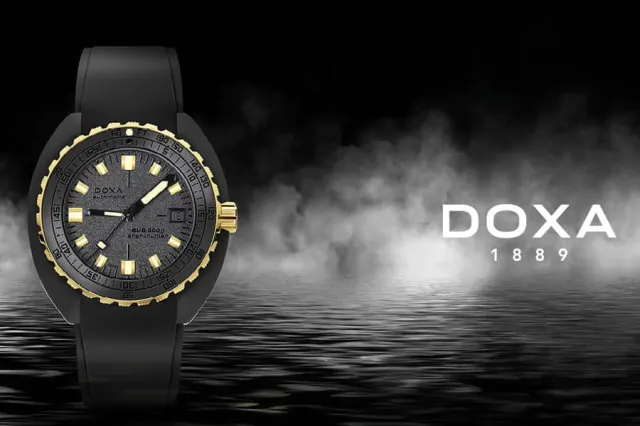 Doxa: SUB 300β Sharkhunter - traditionelle Taucheruhr