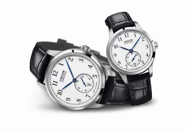 UnionGlashuette_1893 Kleine Sekunde_Uhrenpaar