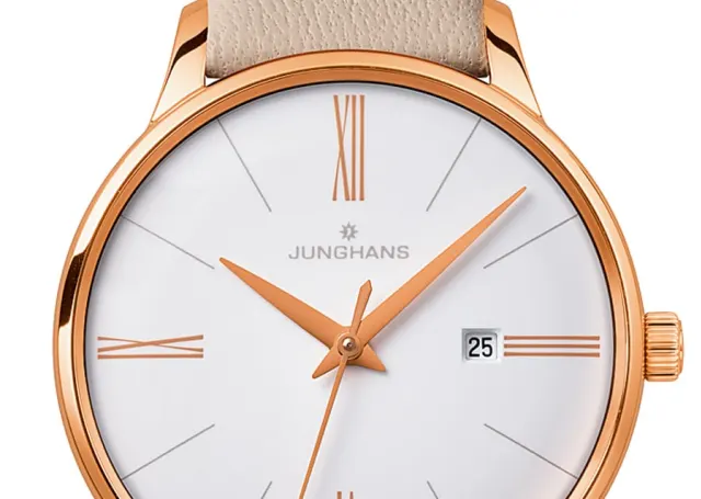 Junghans: Meister Damen mit Lederband
