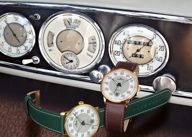 Junghans: Meister Driver Automatic in Dunkelgrün und Braun