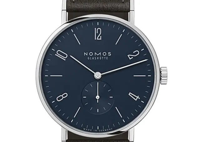 Nomos Glashütte: Tangente Nachtblau Goldene Unruh 2021