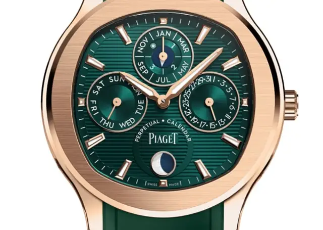 Piaget Uhr, Polo Perpetual Calendar, Grün, Gold, Watches & Wonders 2023