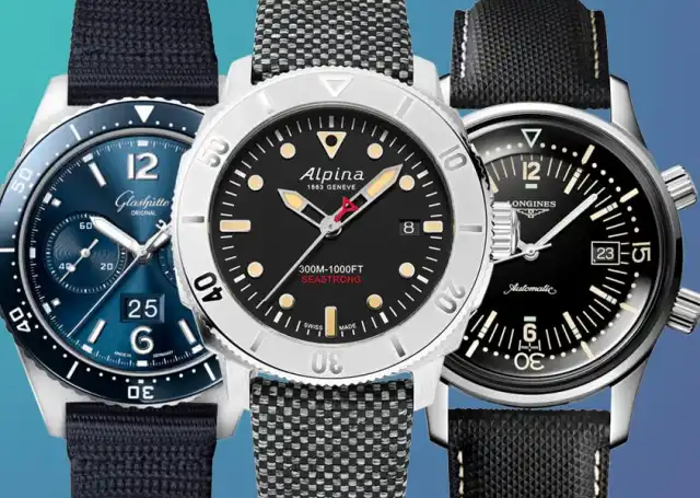 Alpina, Glashütte Original, Longines, Retro Taucheruhren