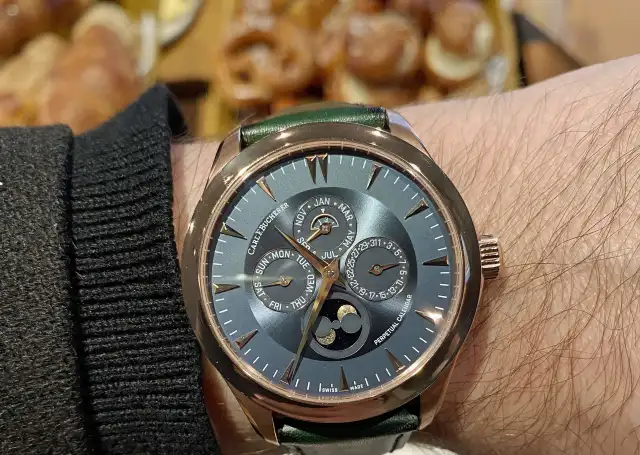 Carl F. Bucherer: Am Arm macht der Manero Peripheral Perpetual Calendar eine gute Figur