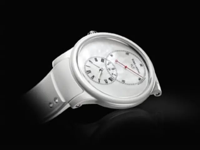 Schlicht in Weiß: die Grande Seconde Céramique Nacre von Jaquet Droz