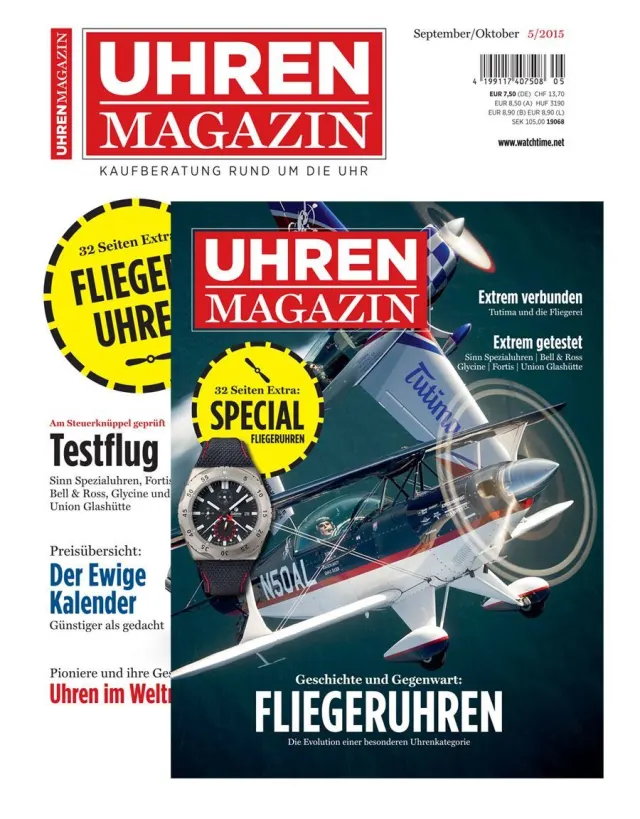 UHREN-MAGAZIN 5/2015 mit Fliegeruhrenspecial UHREN-MAGAZIN 5/2015 mit Fliegeruhrenspecial