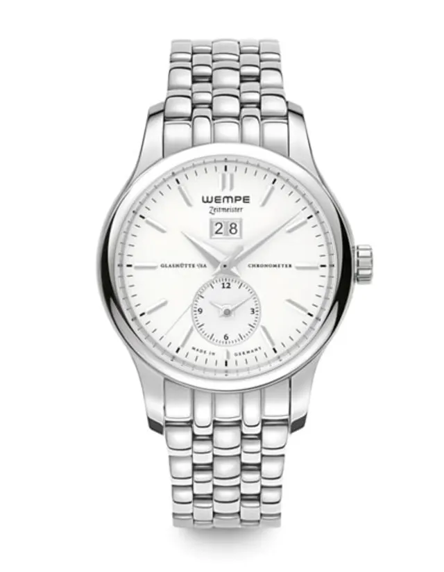 Wempe bietet ein neues Zeitmeister-Modell mit Großdatum und zweitere Zeitzone