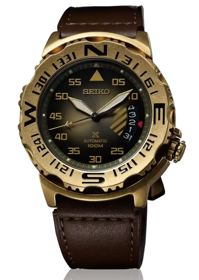 Seiko: Prospex Sky Special Vintage Edition mit Goldbeschichtung