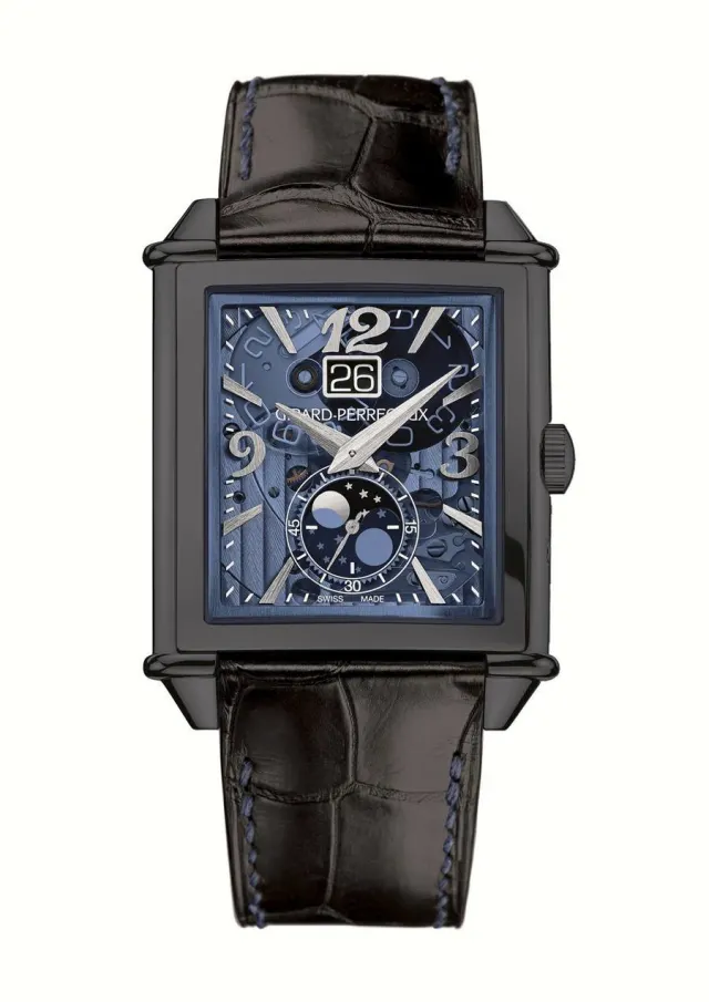 Girard-Perregaux: Vintage 1945 XXL mit Großdatum und Mondphasenanzeige