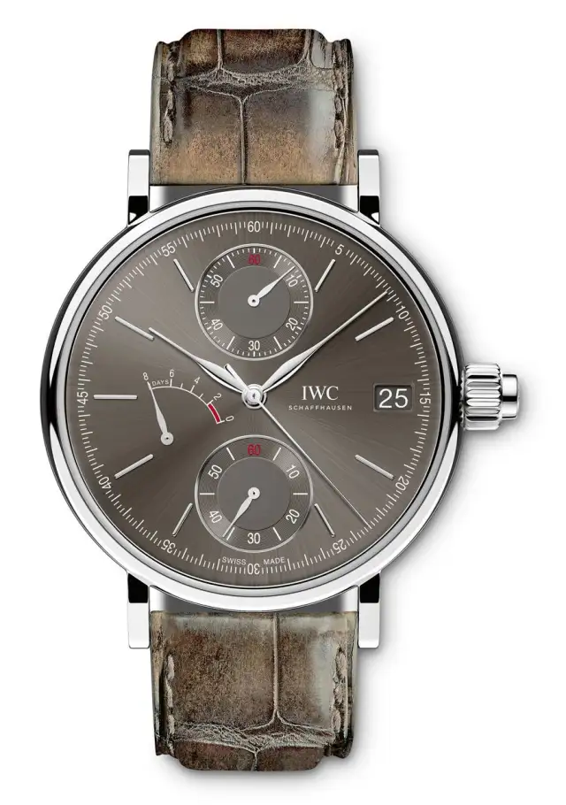 IWC: Portofino Handaufzug Monopusher, Edelstahlgehäuse