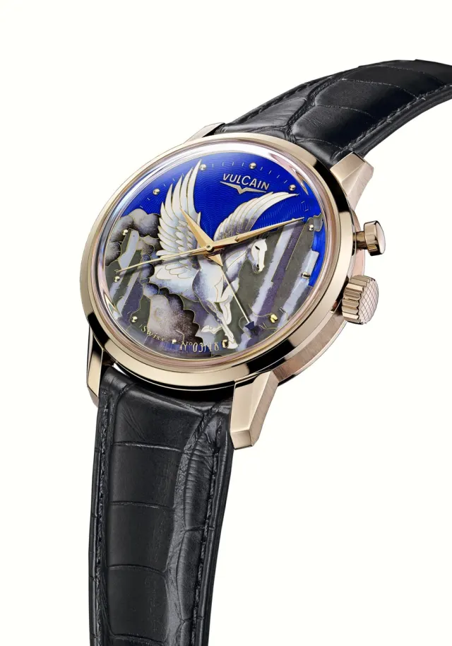 Vulcain: 50s Presidents Cricket Pegasus On The Mountain